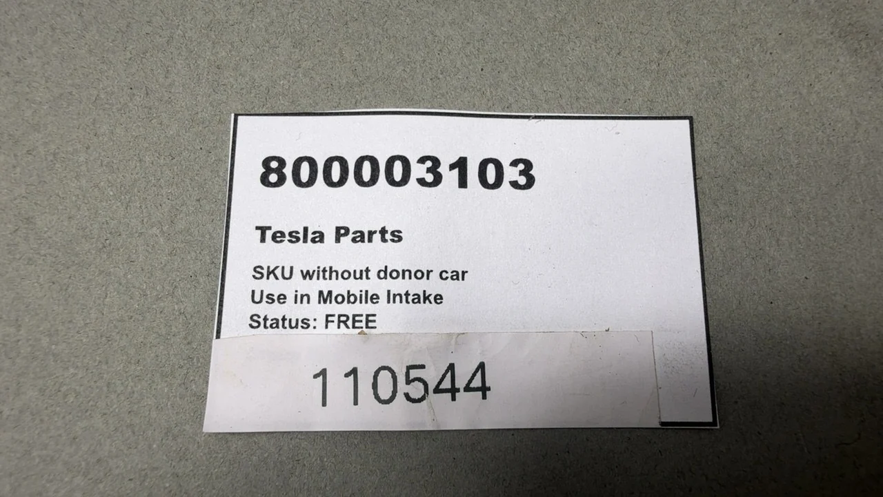 Tesla Model Y Parking Sensor 2020-2023 PNT:PPSW WHITE