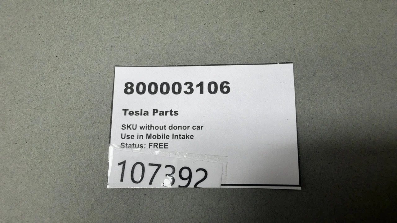Tesla Model 3 Parking Sensor PNT: PBSB Black