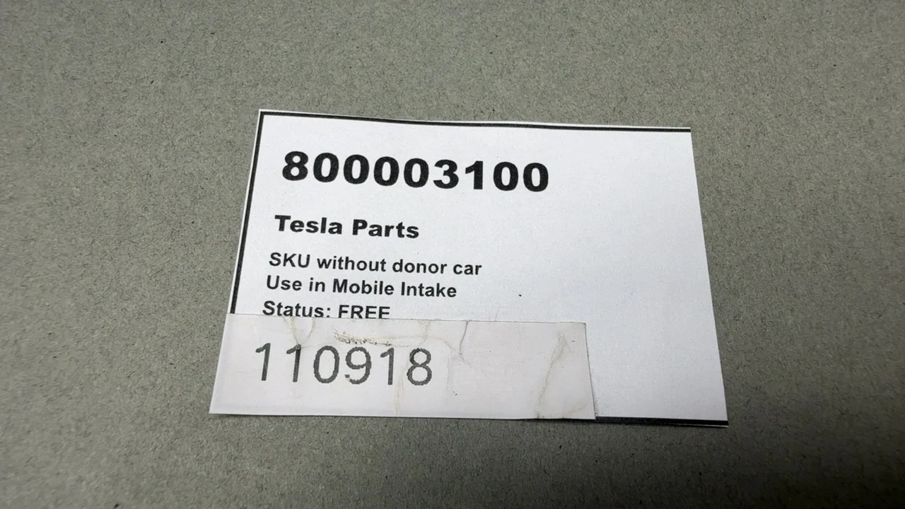 Tesla Model 3 17-23 Parking Sensor 2017-2020 PPSW Pearl White