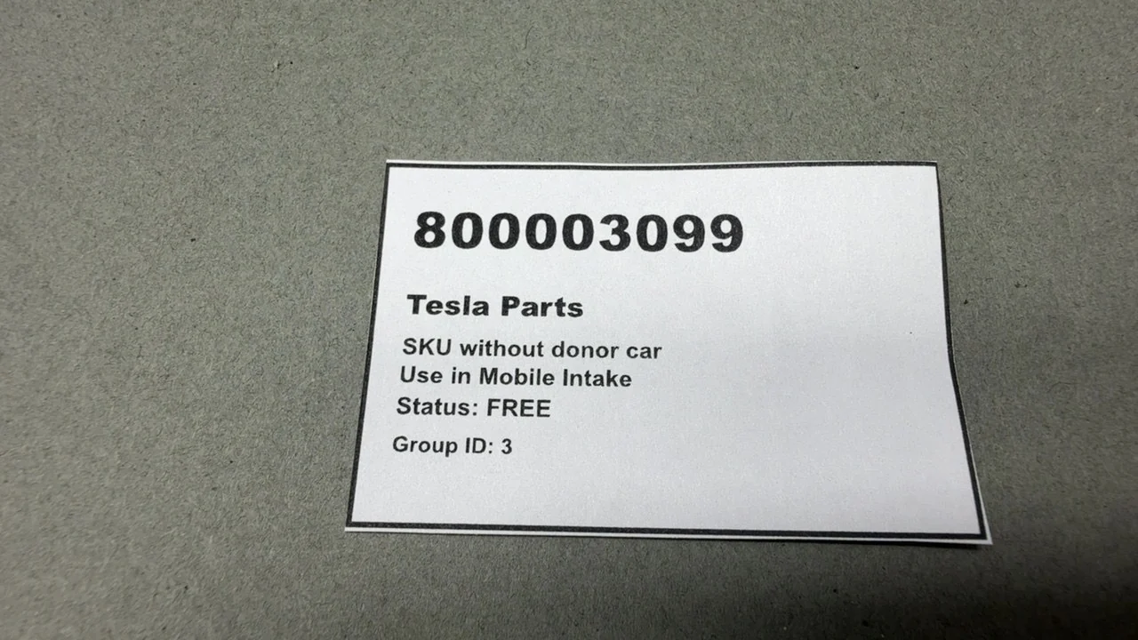 Tesla Model Y Parking Sensor 2020-2023 PNT:PPSW WHITE
