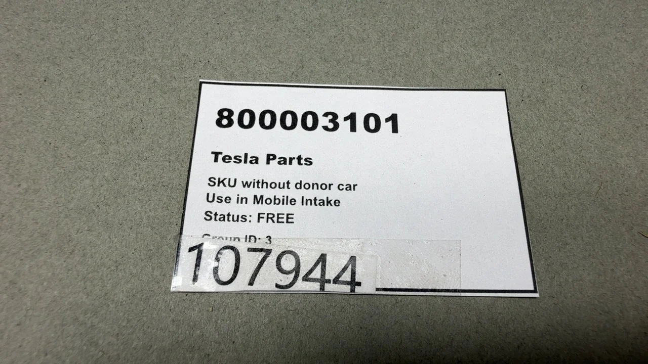 Tesla Model Y Parking Sensor PNT: PBSB Black 2020